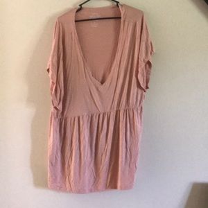 Pale Pink Babydoll Top